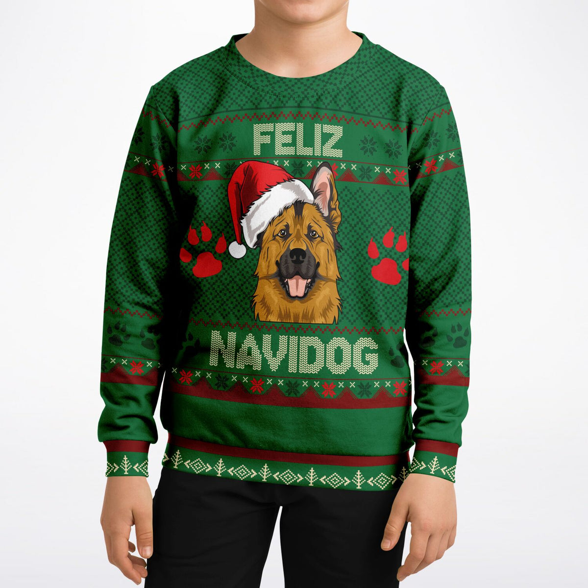 Feliz Navidog - German Shepherd
