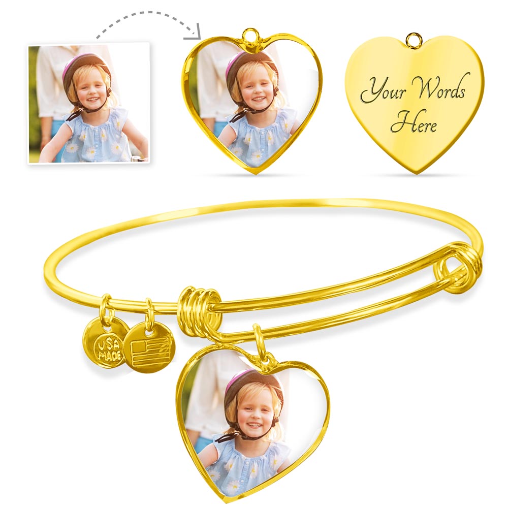 Custom Photo Bracelet- Meaningful Valentine’s Day Gift for Her