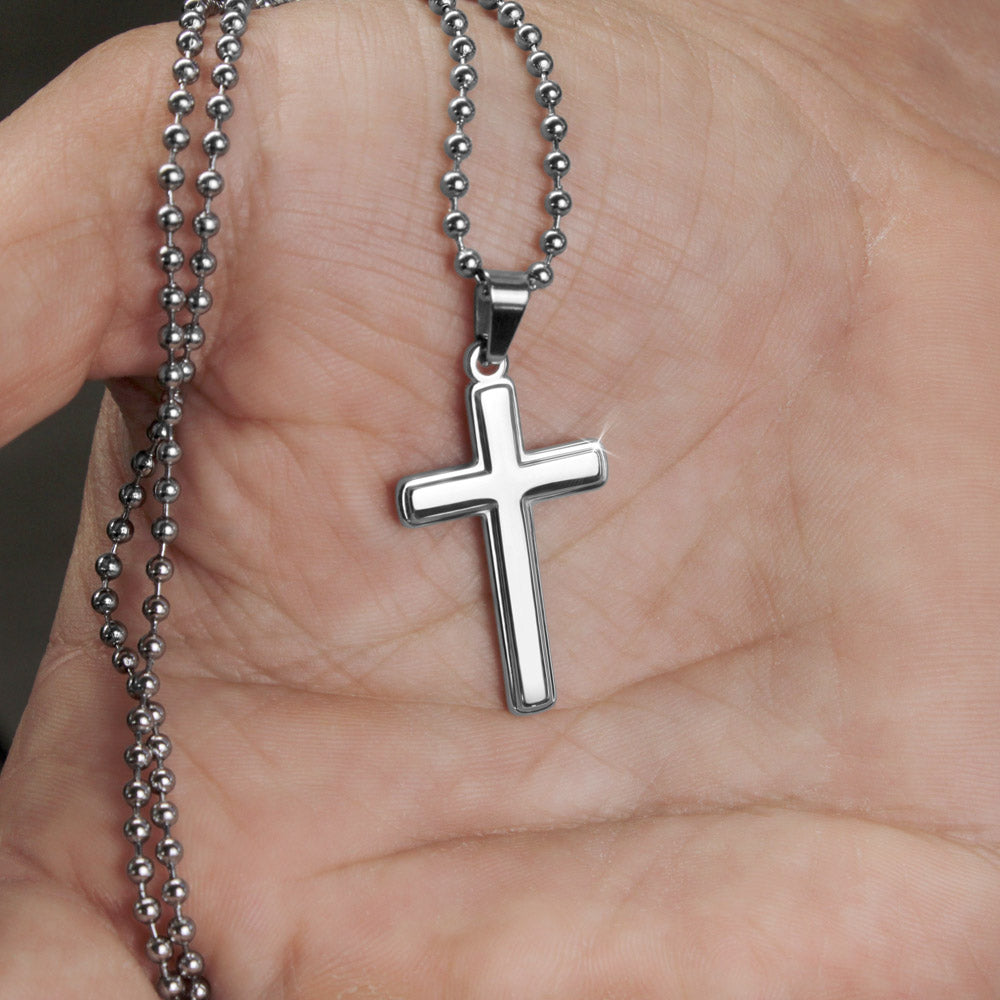 Cross Necklace | Faith-Inspired Gift for Husband|