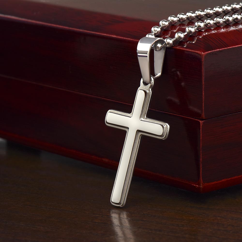Cross Necklace | Faith-Inspired Gift for Husband|