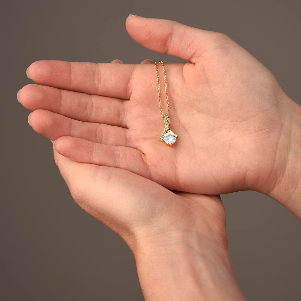 “To My Mom – Love, Your Little Bump” Necklace