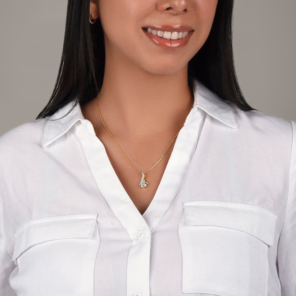 “To My Mom – Love, Your Little Bump” Necklace