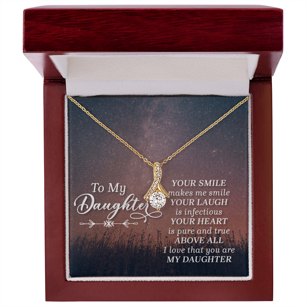 To My Daughter- Laughter-Necklace