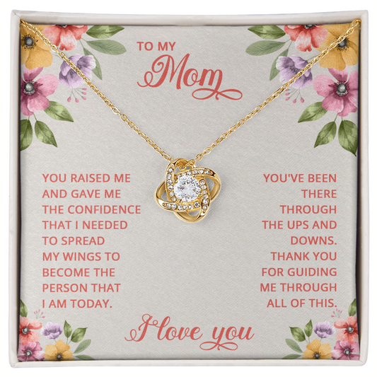 The Gift That Will Finally Make Mom Feel Appreciated | Love Knot Necklace