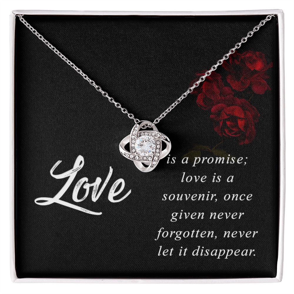 The "Love is a Promise" Necklace | Romantic Anniversary Gift for Wife or Girlfriend