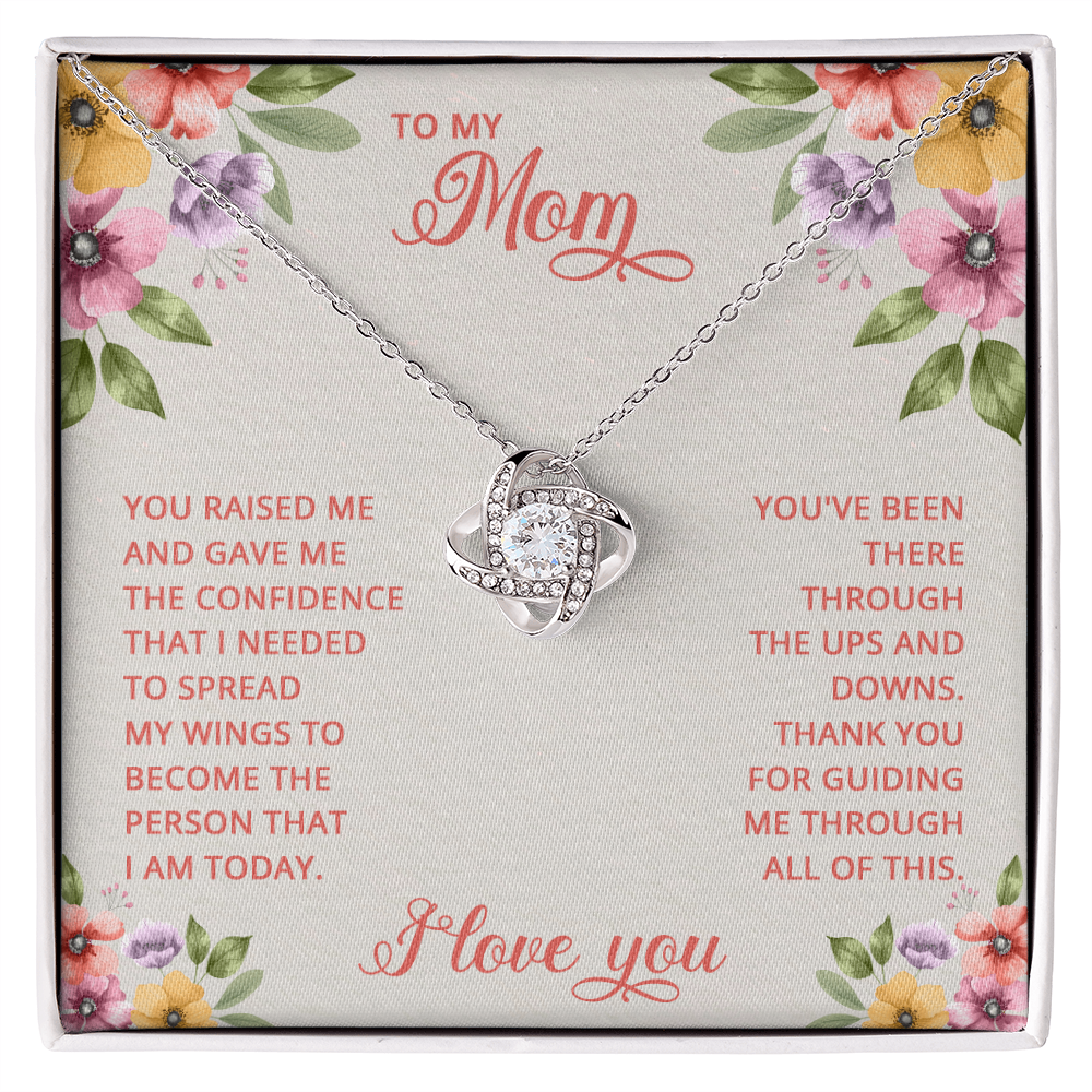 The Gift That Will Finally Make Mom Feel Appreciated | Love Knot Necklace