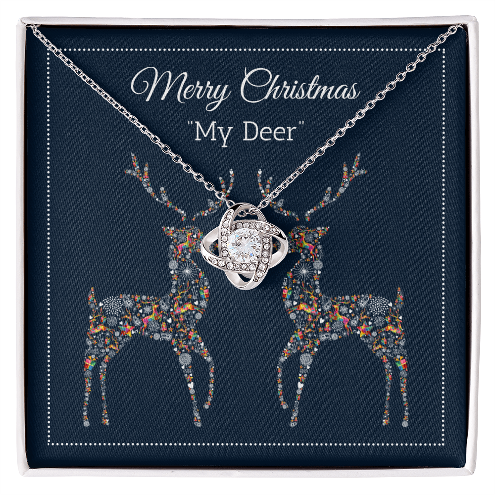 Merry Xmas My Deer Necklace