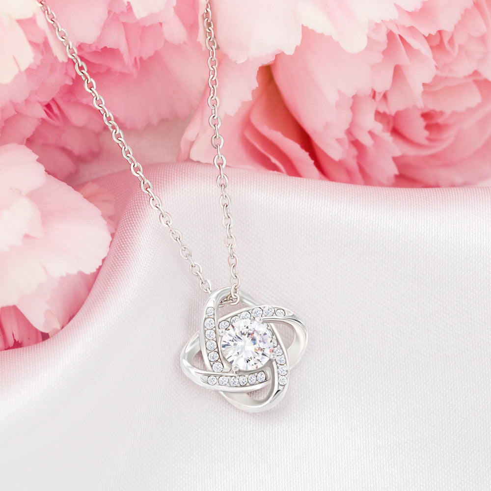 The Gift That Will Finally Make Mom Feel Appreciated | Love Knot Necklace