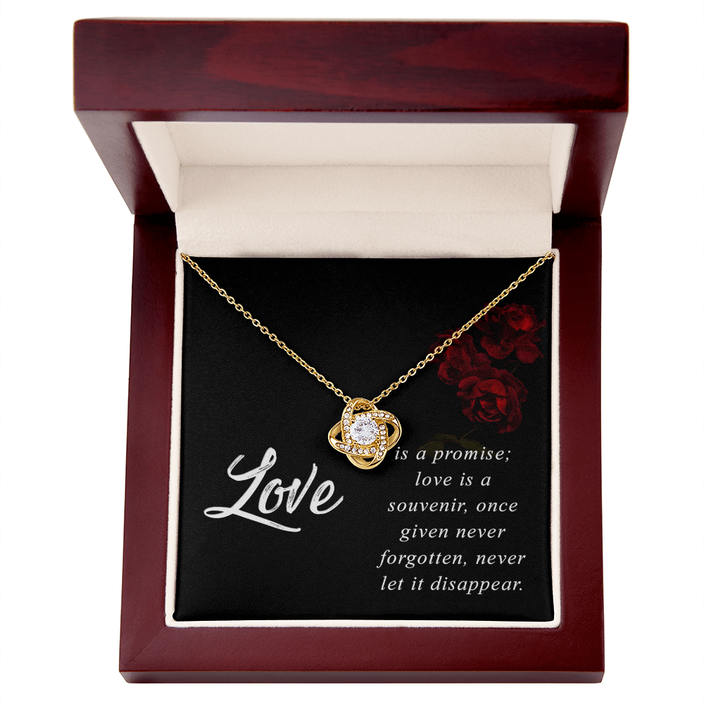 The "Love is a Promise" Necklace | Romantic Anniversary Gift for Wife or Girlfriend