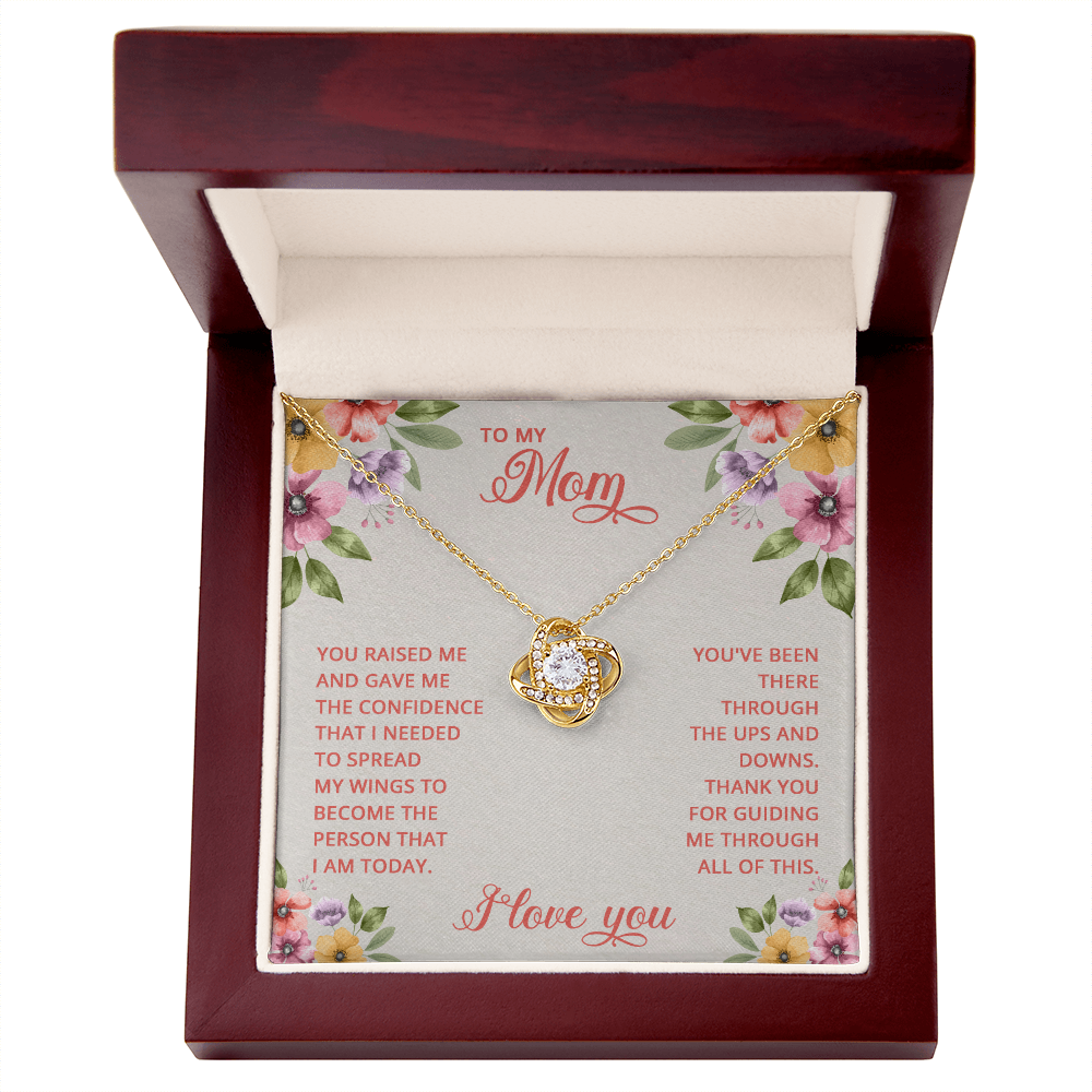 The Gift That Will Finally Make Mom Feel Appreciated | Love Knot Necklace