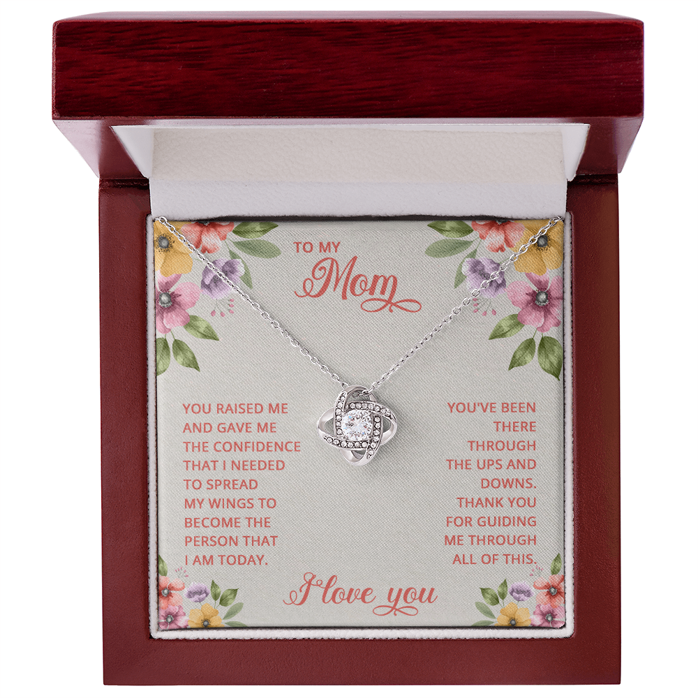 The Gift That Will Finally Make Mom Feel Appreciated | Love Knot Necklace