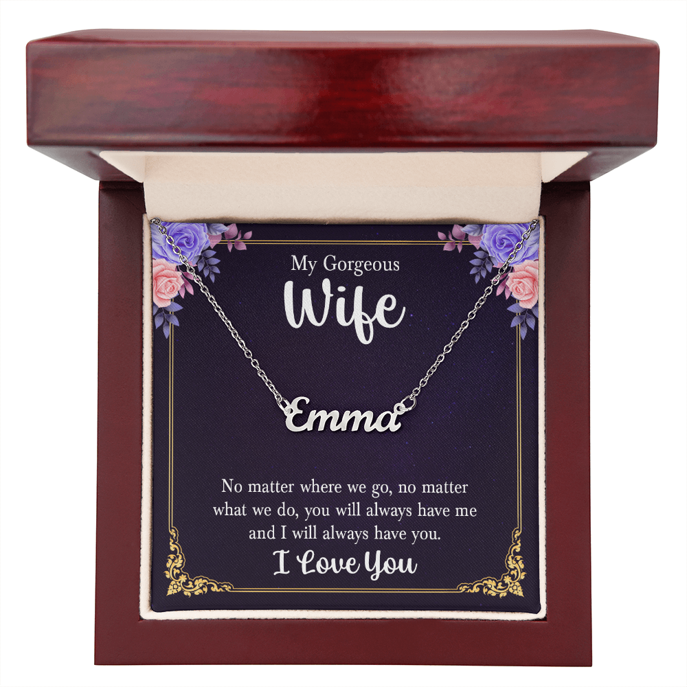 Wife Name Necklace