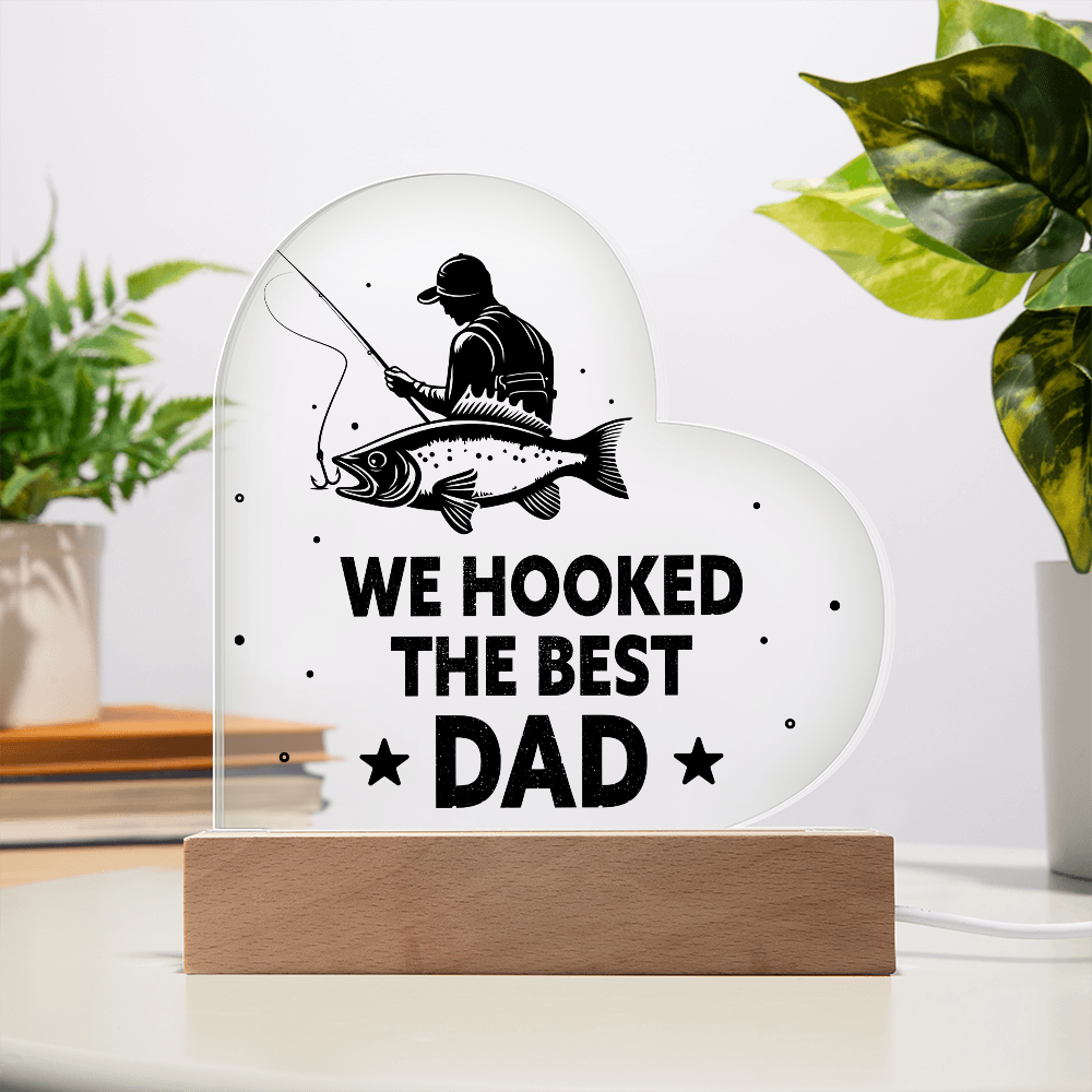 The Perfect Catch: Light Up Your Dad's Heart with This Custom Plaque