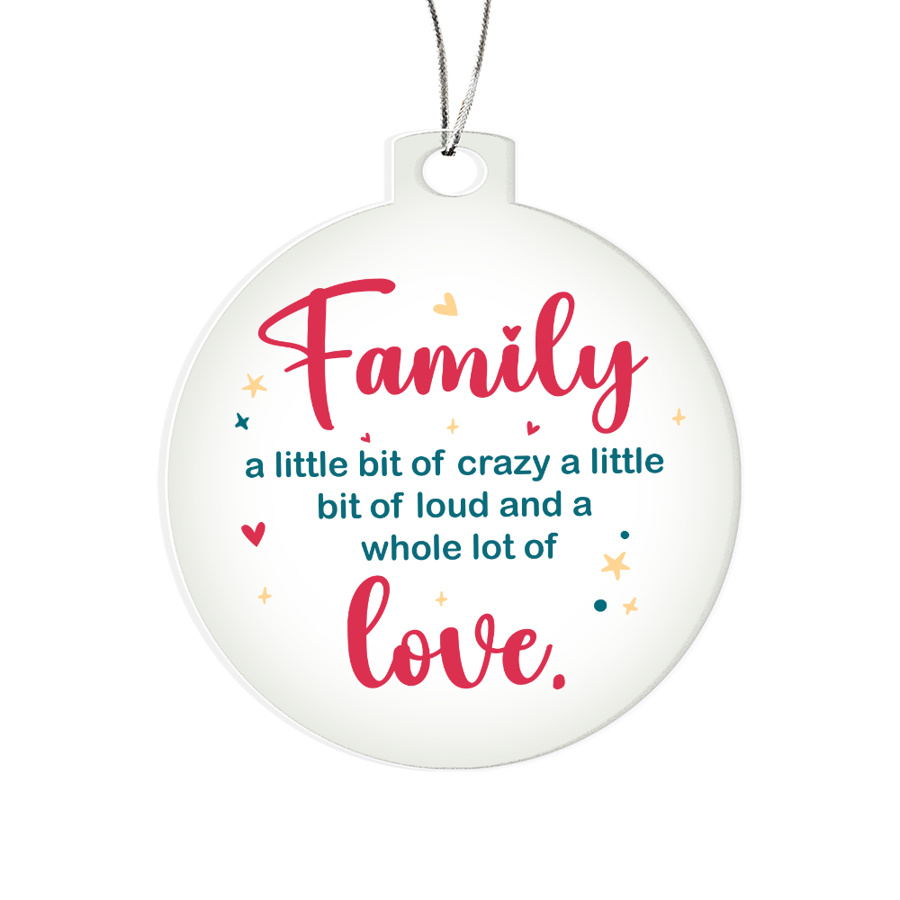 Family Love Keepsake Ornament