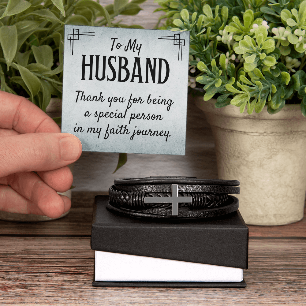 To My Husband Faith Bracelet