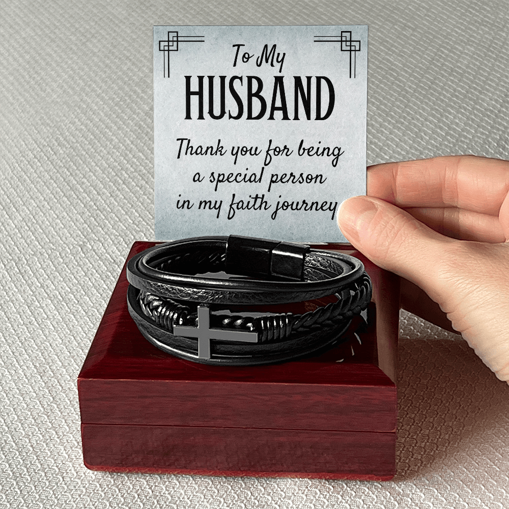 To My Husband Faith Bracelet