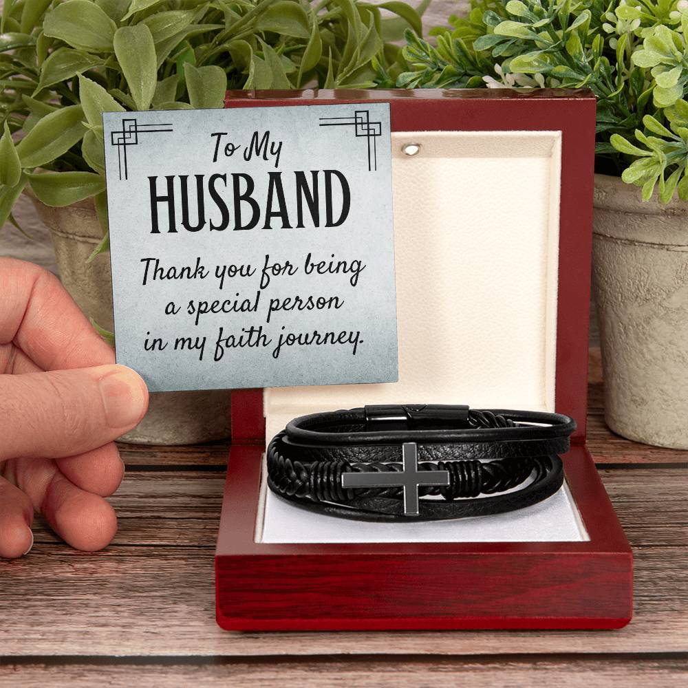 To My Husband Faith Bracelet