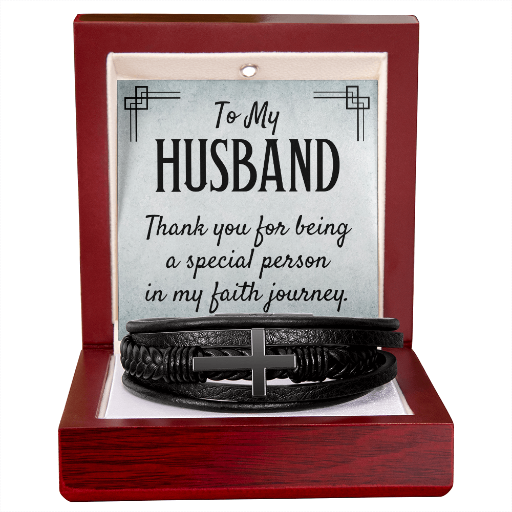 To My Husband Faith Bracelet