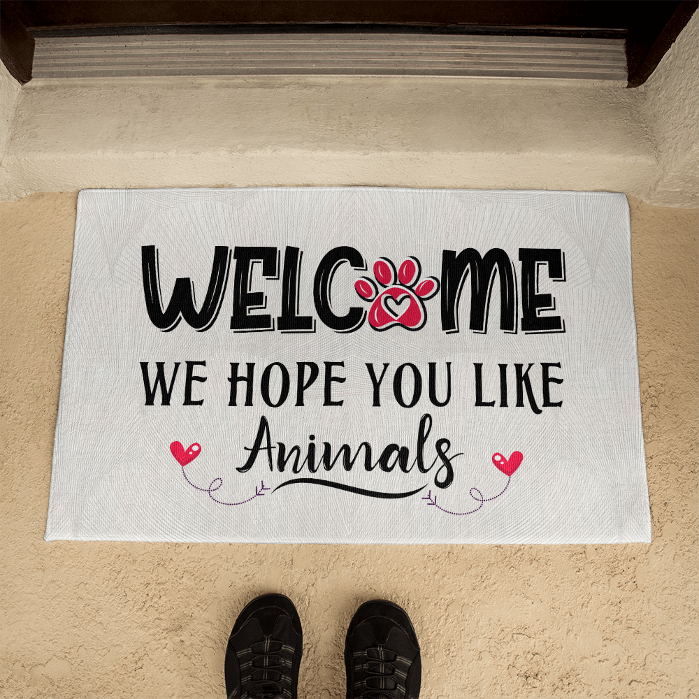 pet lover welcome mat