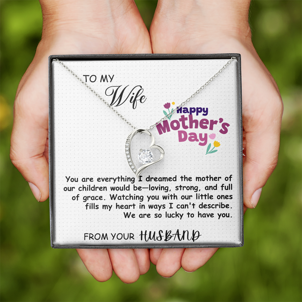 Forever Love Necklace , Mother's Day Gift from Husband to Wife