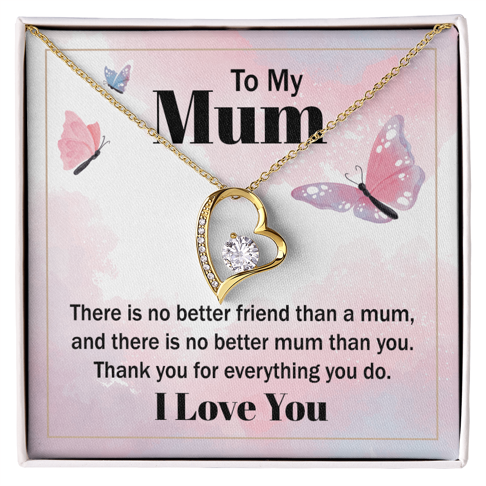 To My Mum Necklace, Sentimental Gift for Mum from Daughter or Son