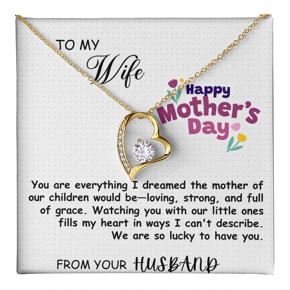 Forever Love Necklace , Mother's Day Gift from Husband to Wife