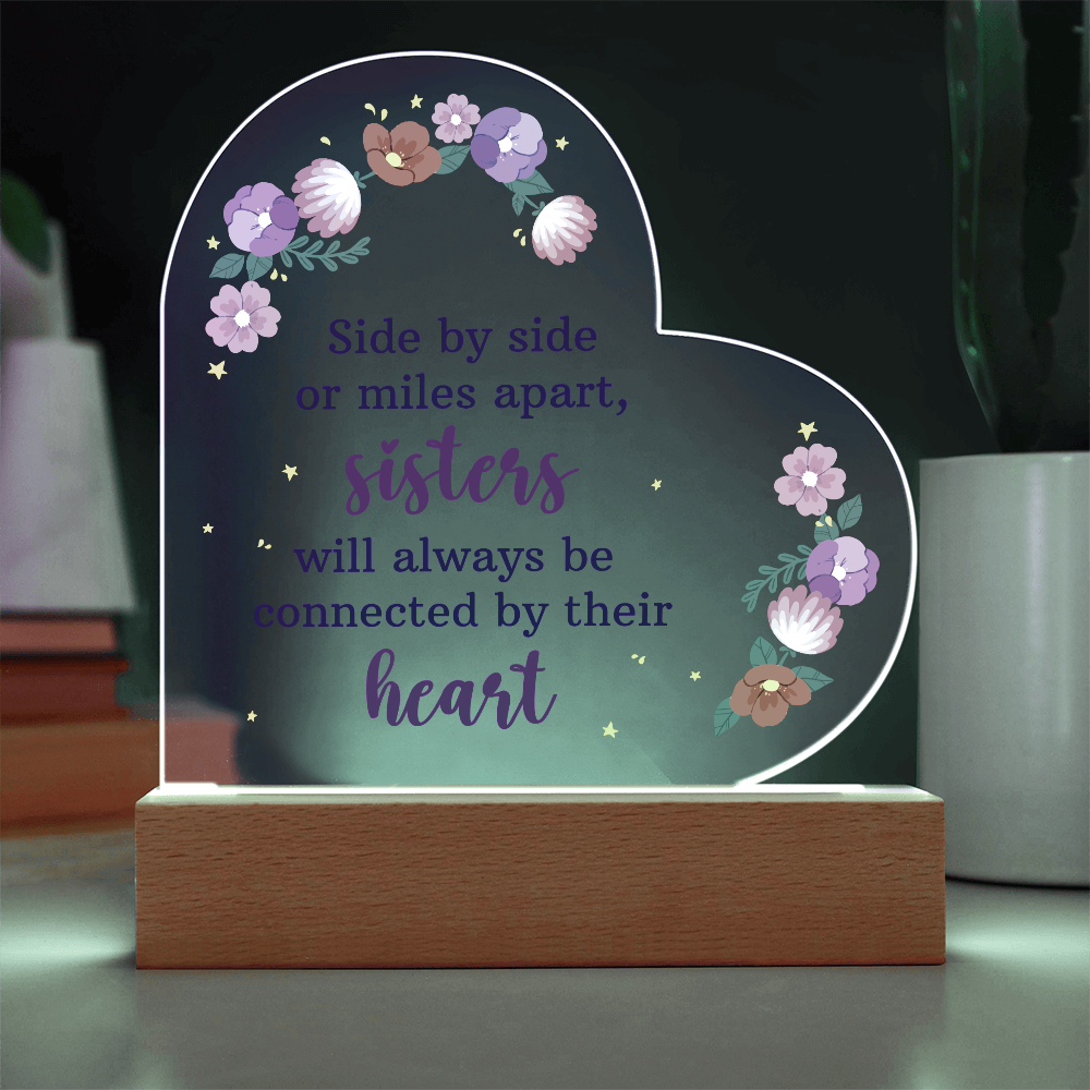 "Connected by Heart" - The Perfect Sister Gift