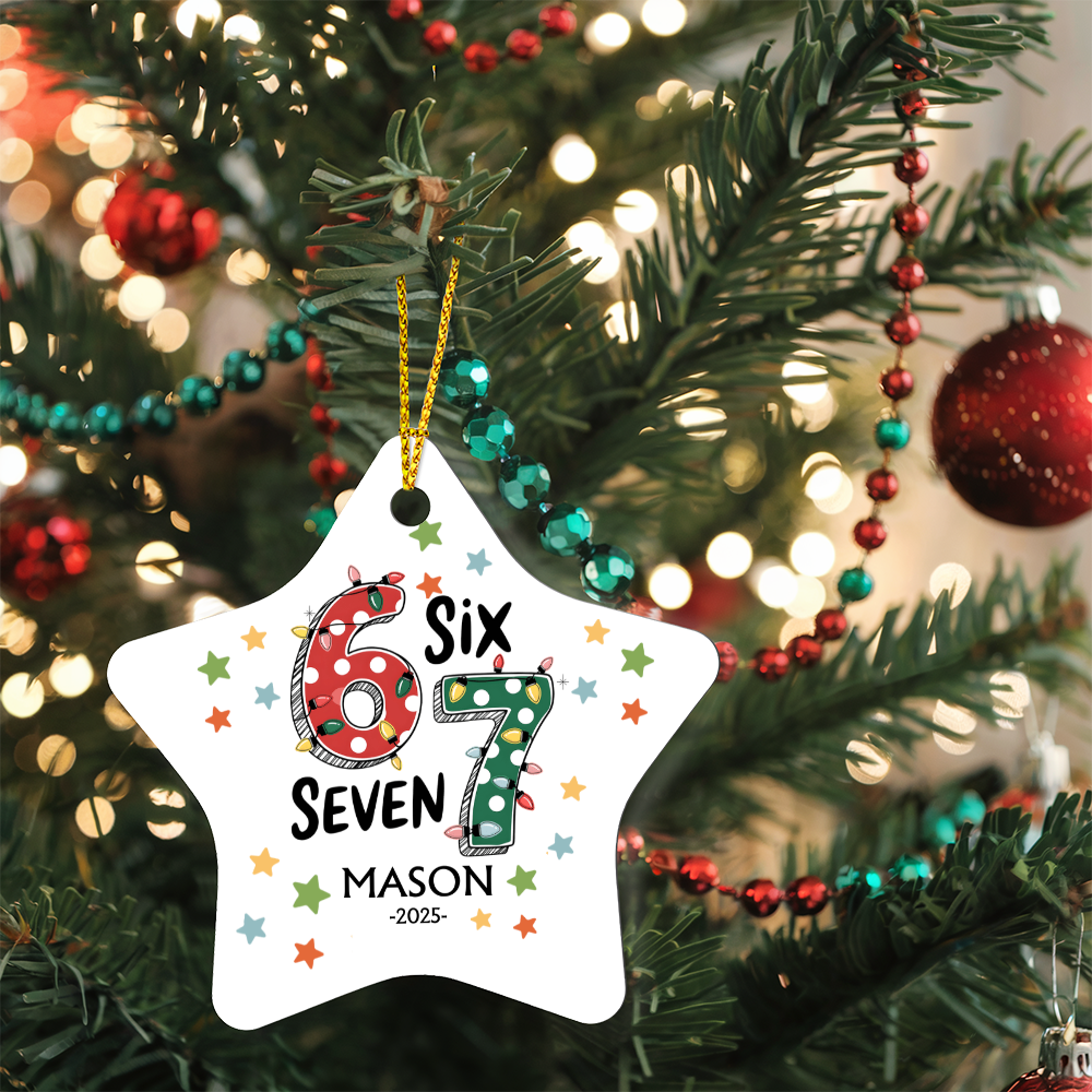 mason personalized 67 ornament