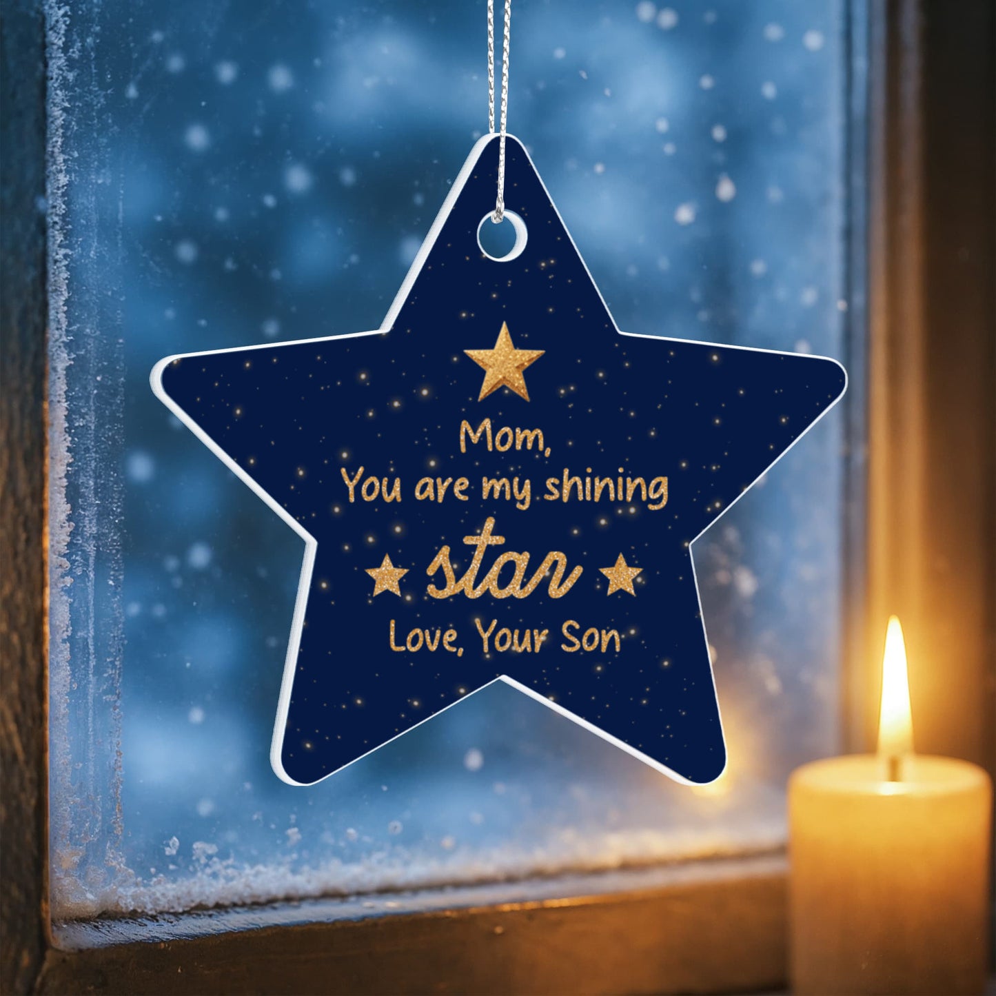 Gift for Mom from Son Christmas Ornament