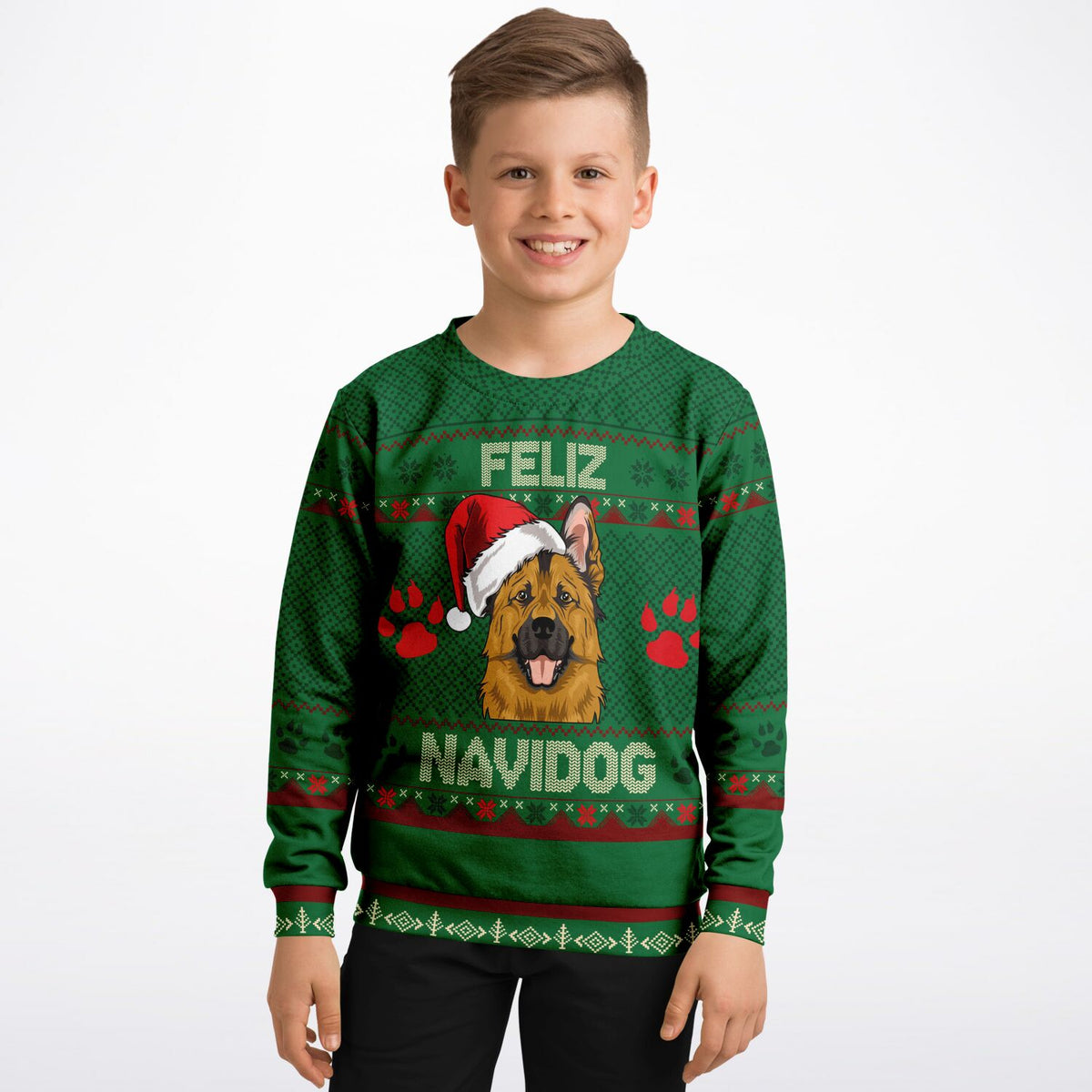 Feliz Navidog - German Shepherd