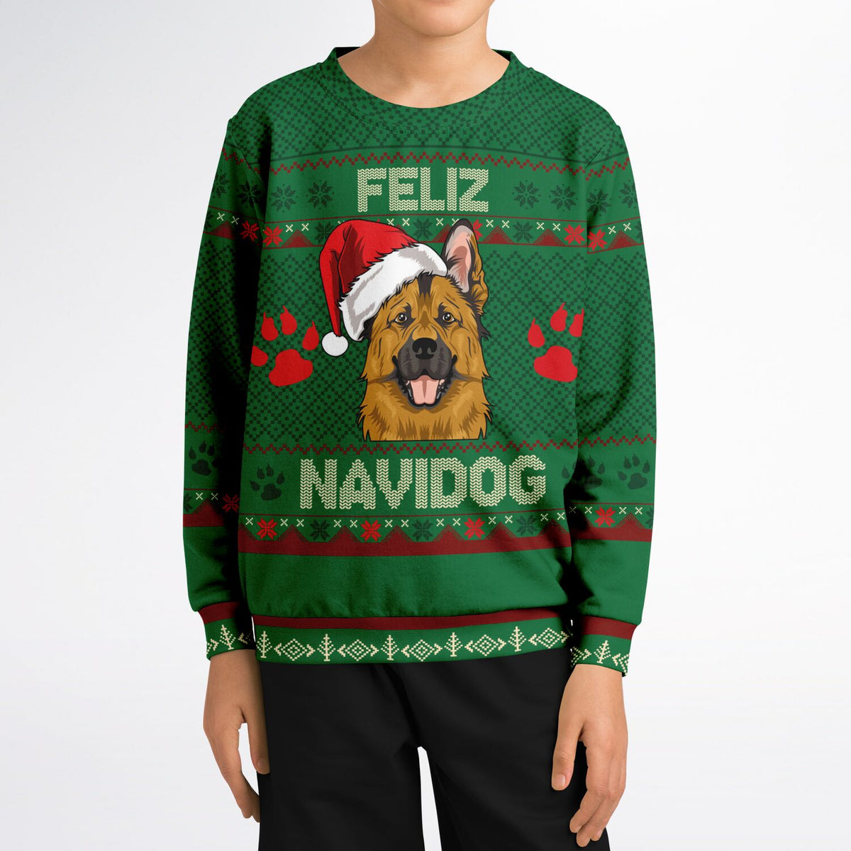Feliz Navidog - German Shepherd