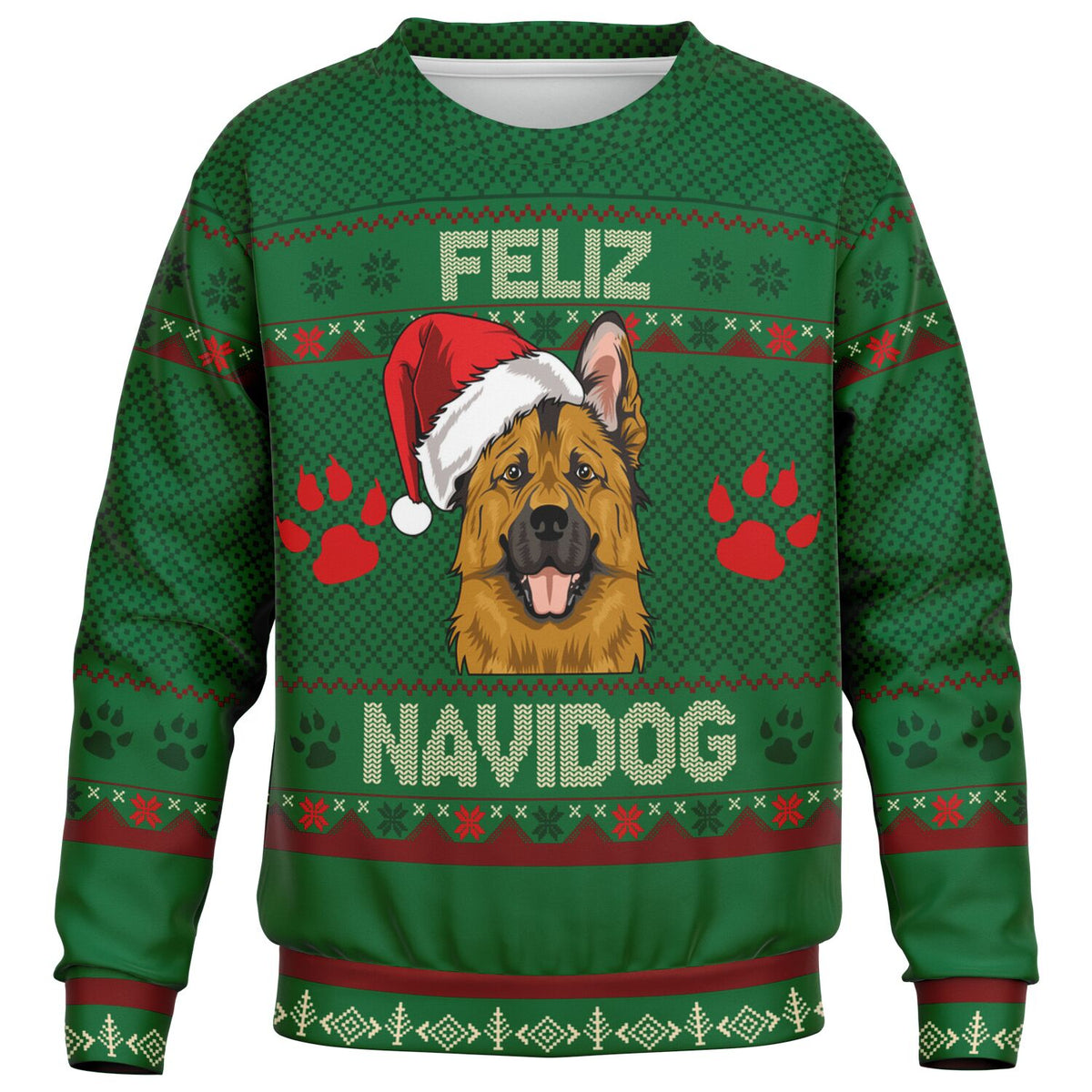 Feliz Navidog - German Shepherd