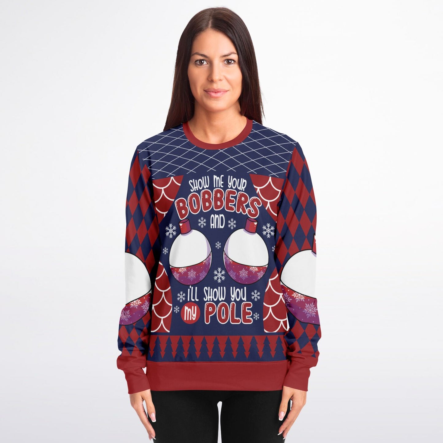 Show Me Your Bobbers Funny Fishing Sweatshirt