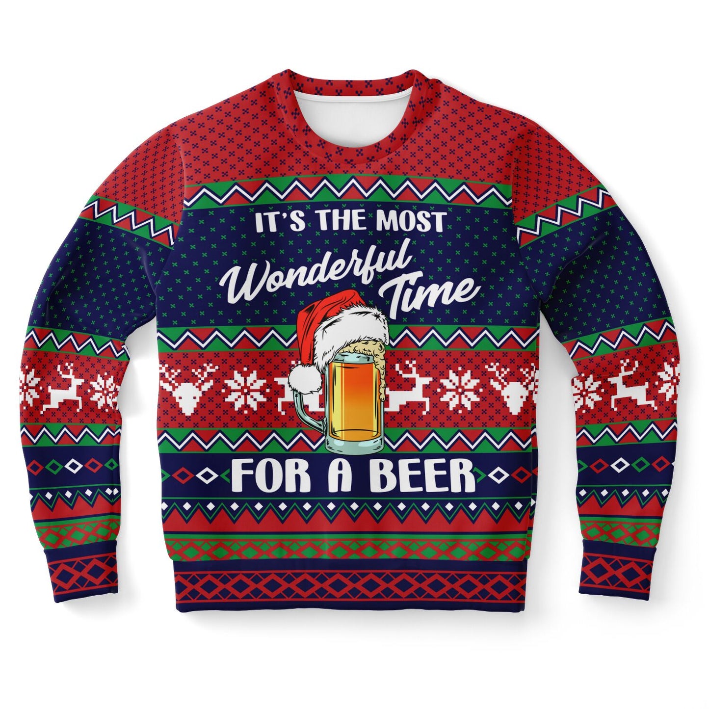Wonderful time for a beer Ugly Sweater