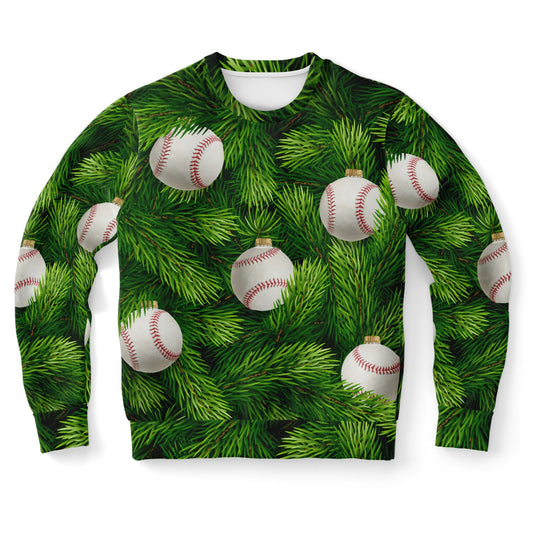 Baseball Tree Ugly Sweater