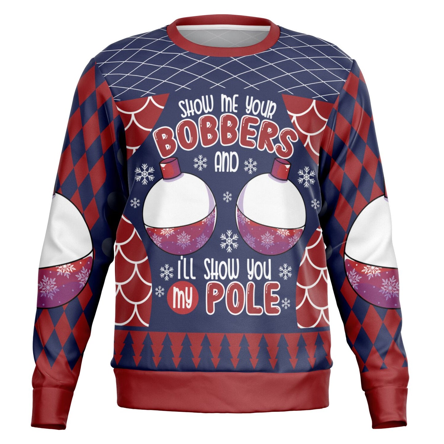 Show Me Your Bobbers Funny Fishing Sweatshirt