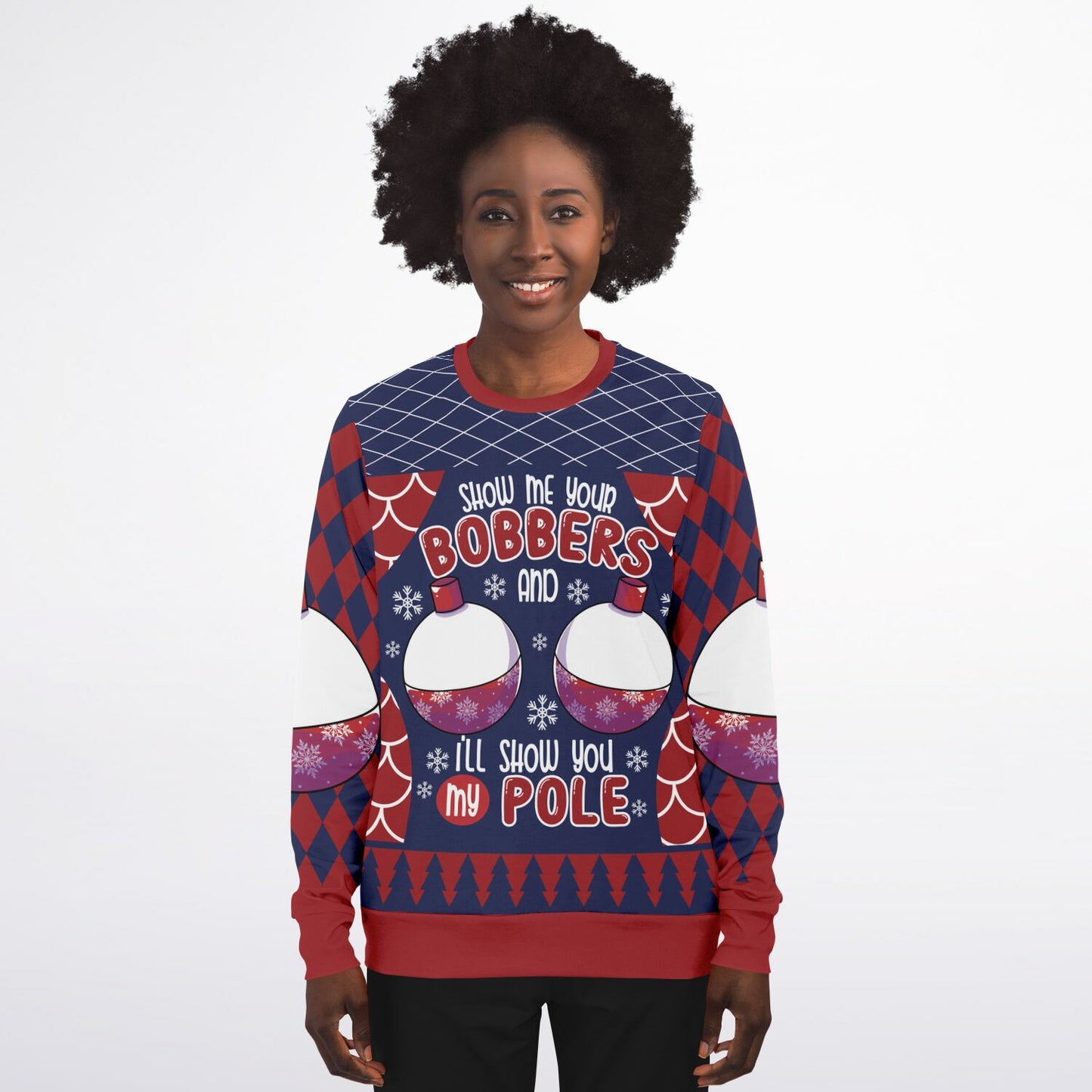 Show Me Your Bobbers Funny Fishing Sweatshirt