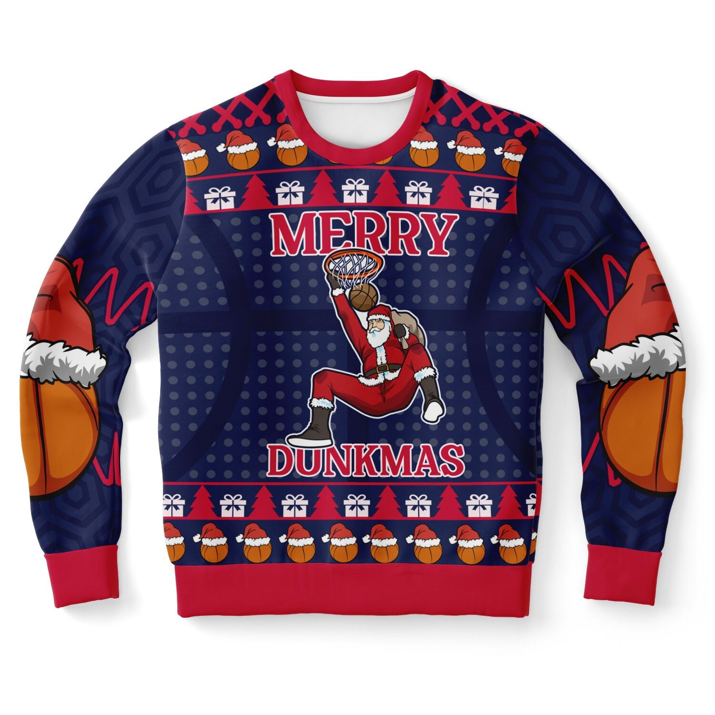 Merry Dunkmas Basketball Ugly Sweater