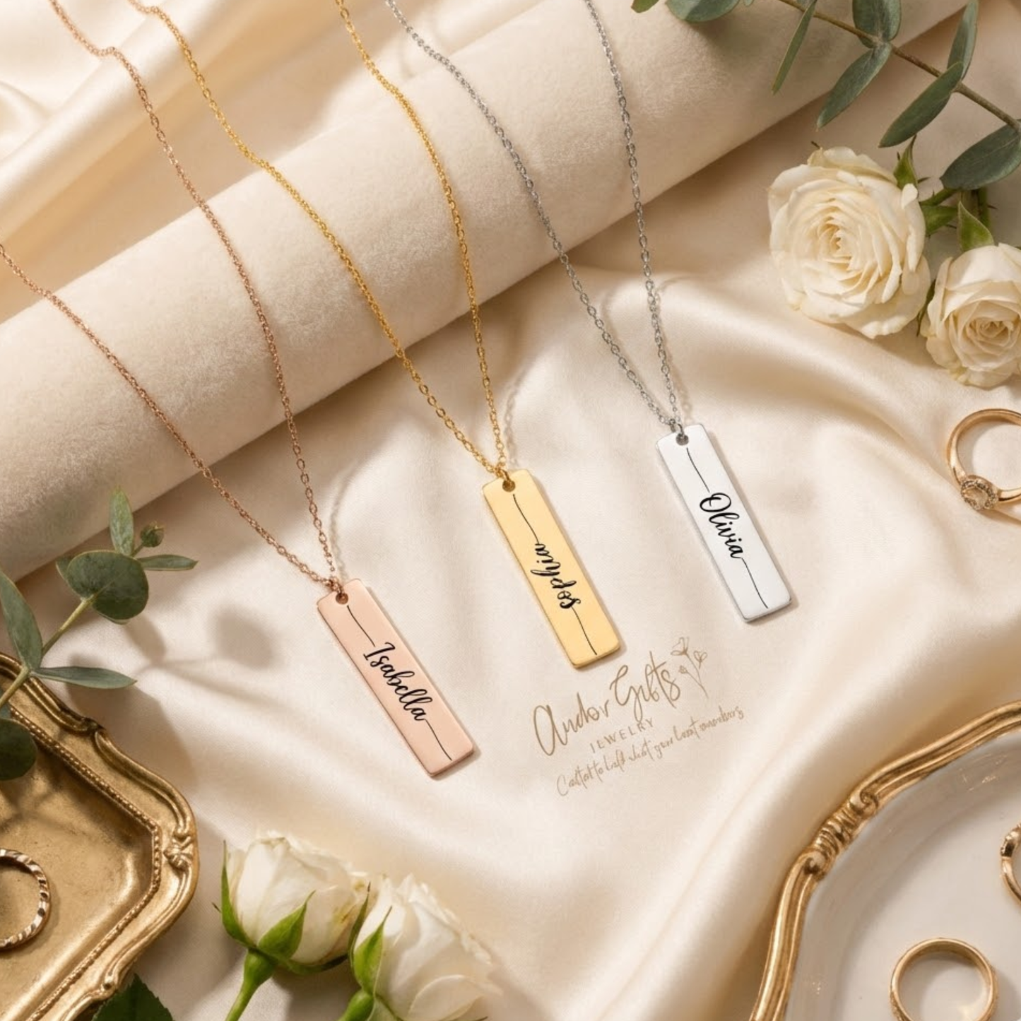 The Galentine’s Name Necklace A Meaningful, Custom Gift for Your Girls 💕