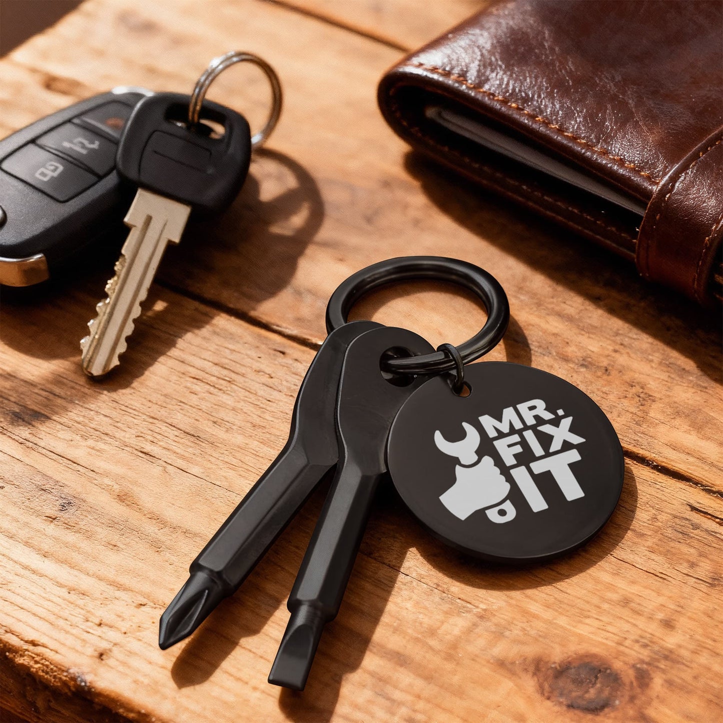 Mr. Fix It Keychain – Tool Key Ring Gift for Dad, Grandpa, Husband,  Son, or Uncle