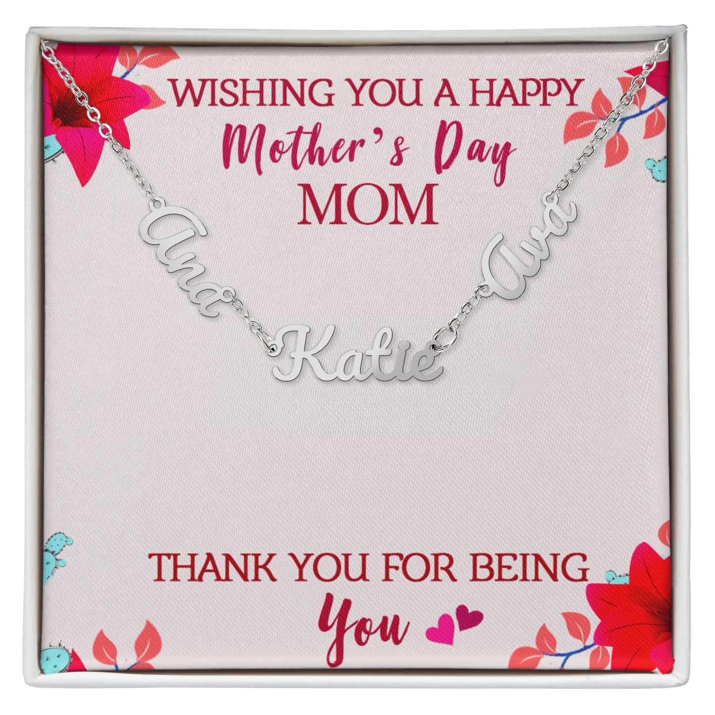 Multiple Name Necklace