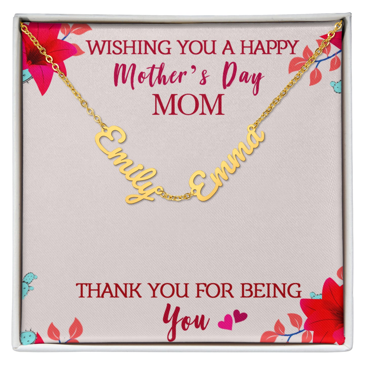Multiple Name Necklace