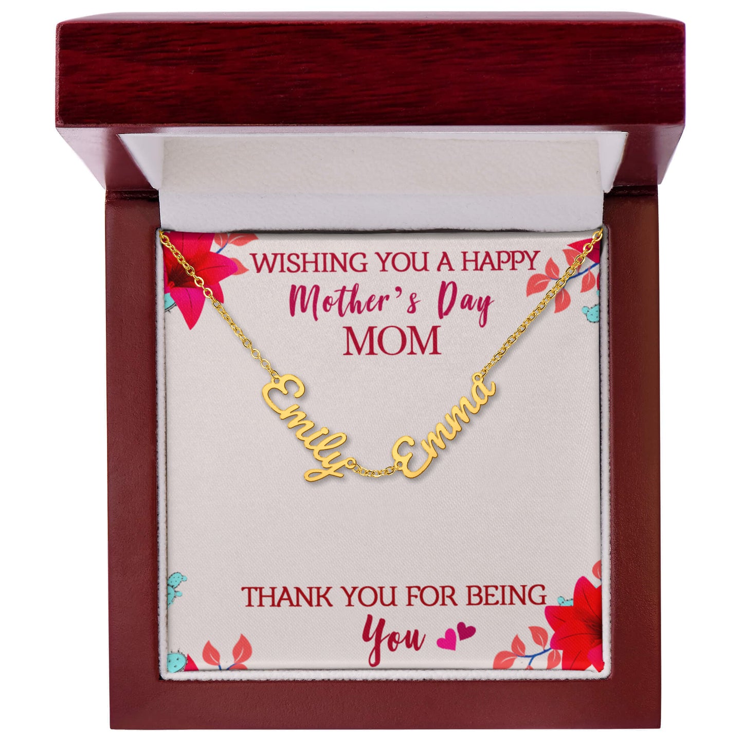 Multiple Name Necklace