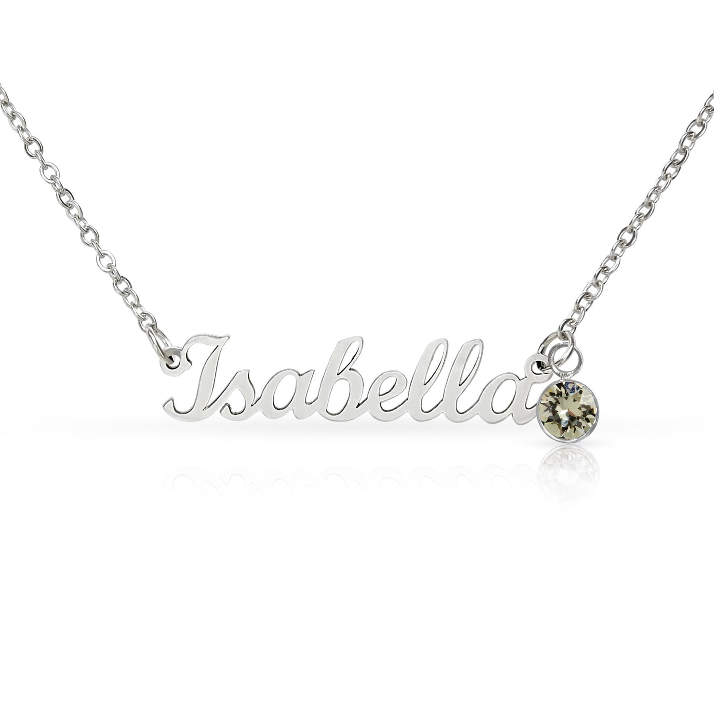 Custom Necklace with Birthstone