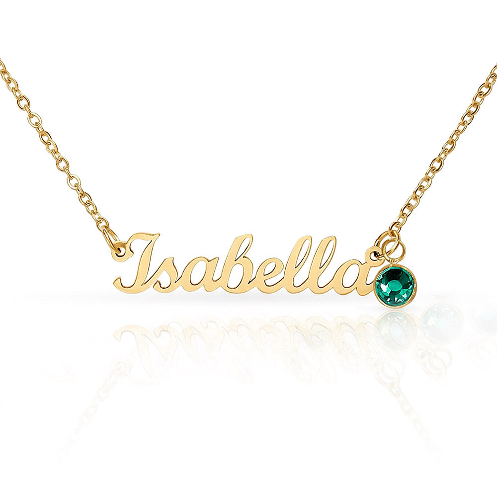Custom Necklace with Birthstone