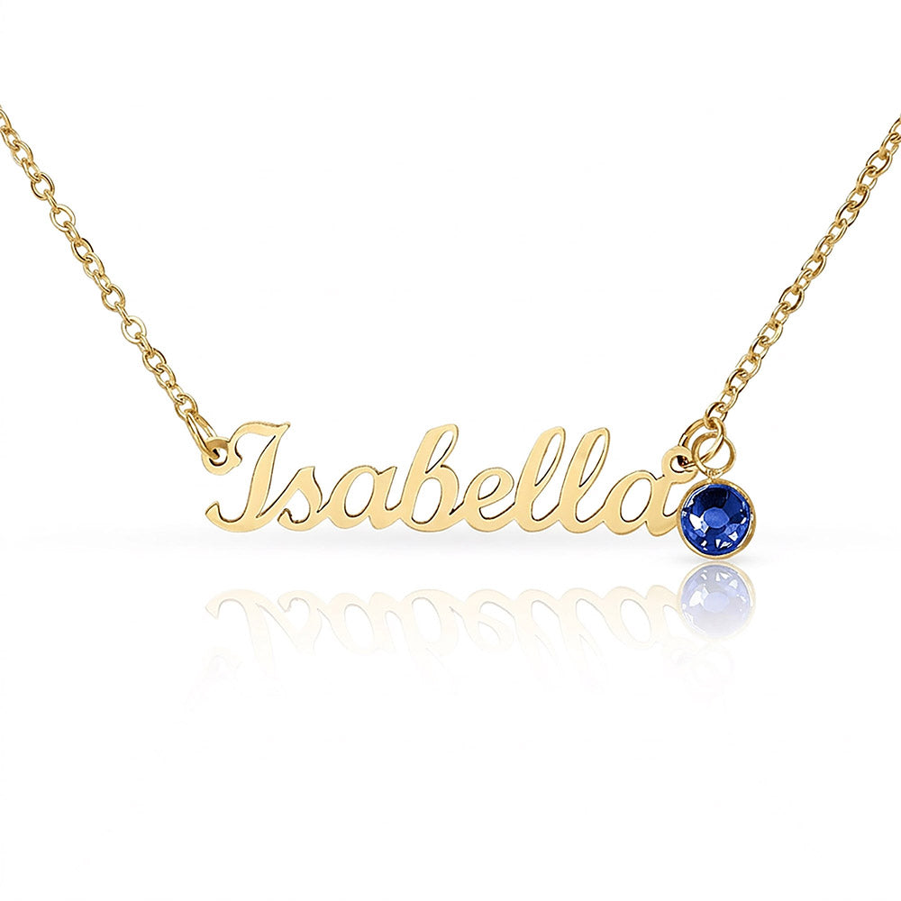 Custom Necklace with Birthstone