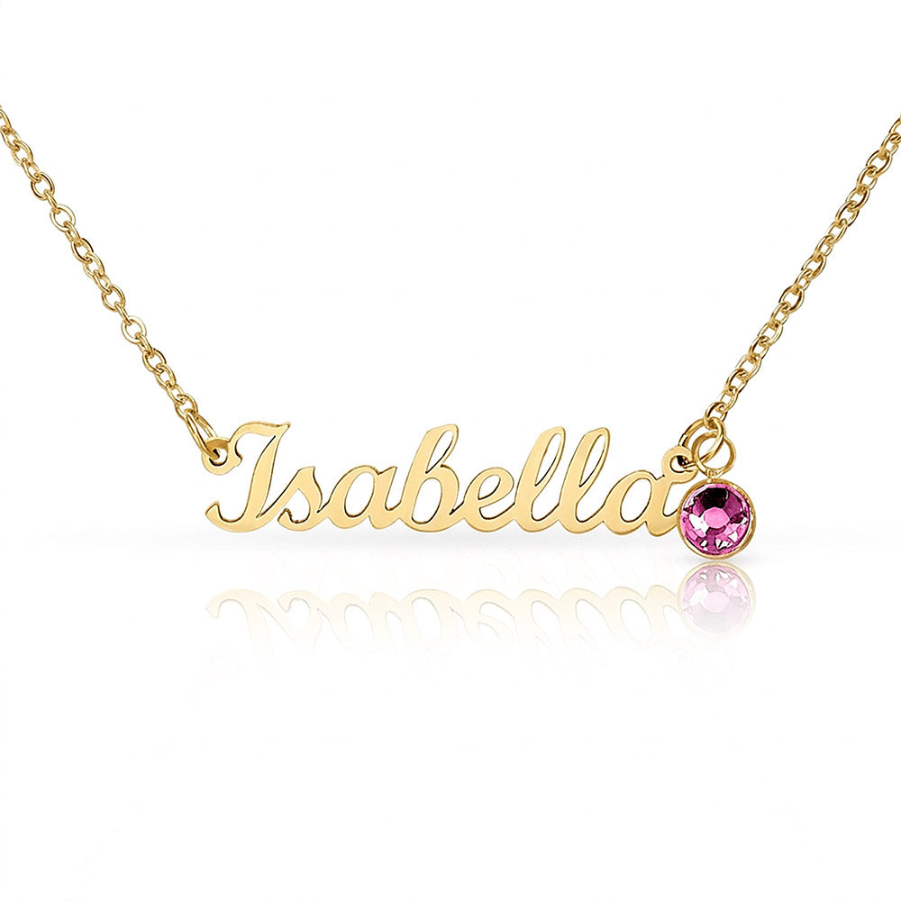 Custom Necklace with Birthstone
