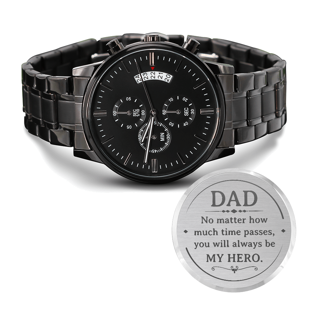 For the Dad Who's Always Been Your Hero: The Engraved "My Hero" Watch
