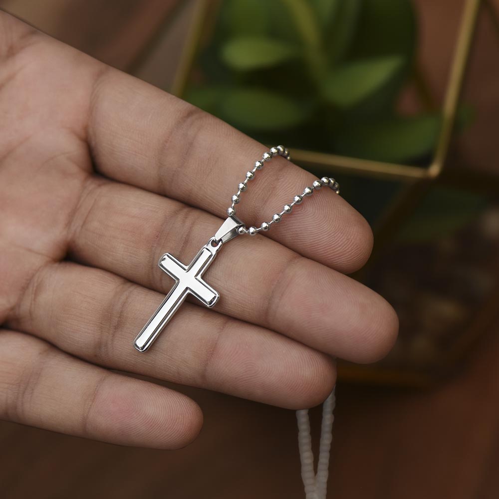 Cross Necklace | Faith-Inspired Gift for Husband|
