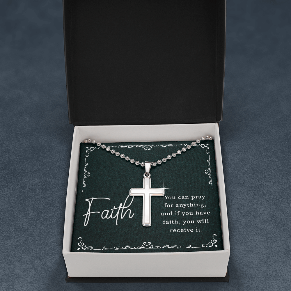 Cross Necklace | Faith-Inspired Gift for Husband|